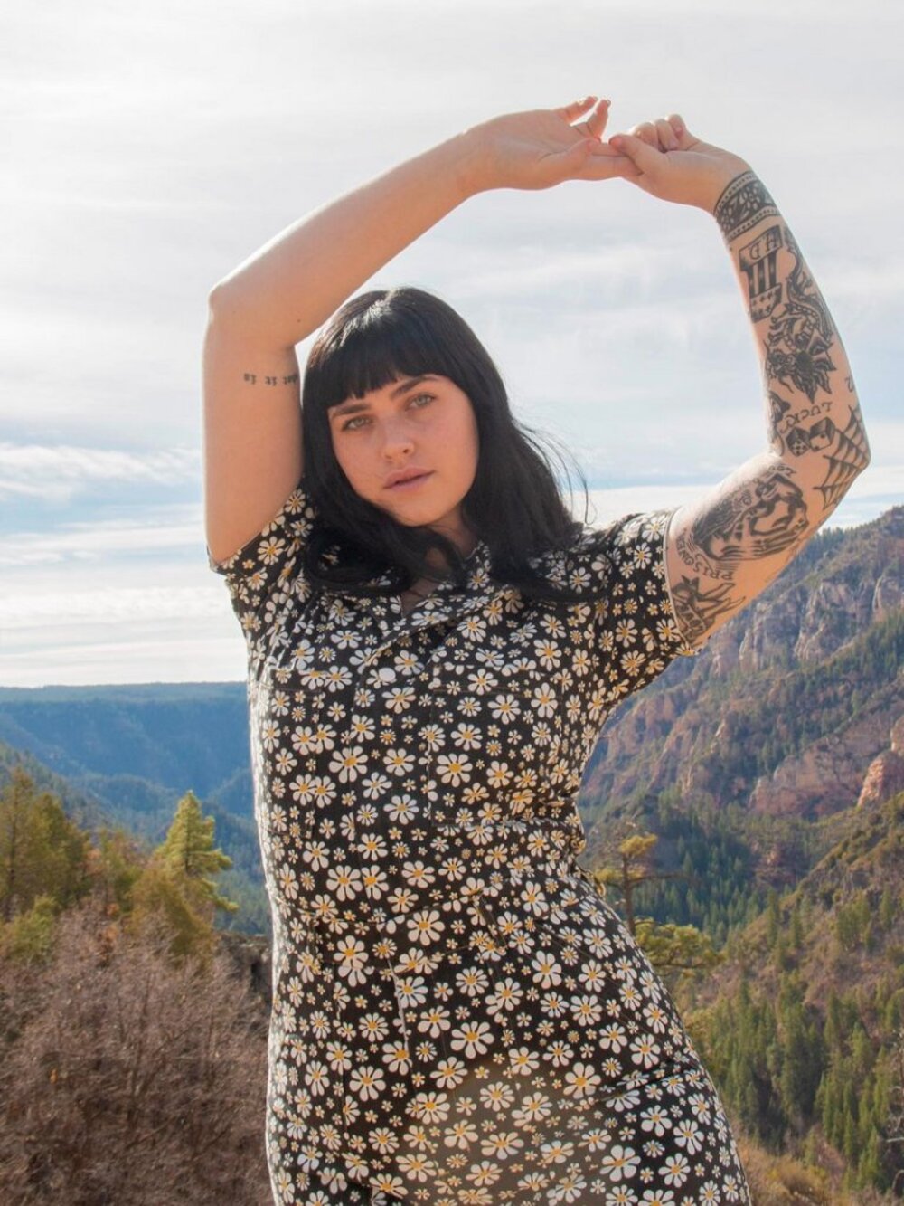 Big Bud Press Jumpsuit XXS in Lazy Daisy Black